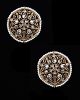 Statement Large Champagne Polki Indian Studs EAWA12196 Indian Jewellery