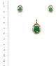 Small Indian Pendant Set NGGA04676 Indian Jewellery