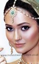 Mint Green 1-line Matha Patti - Anushka DEGA10483 Indian Jewellery