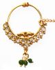 Heeramandi Medium Nath - Green TGGP02425 Indian Jewellery