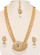22k Effect Paisley Matar Mala South Indian NERL10639 Indian Jewellery