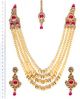 Pearl Multi-Layered Mala - Dashni NAPL10658 Indian Jewellery