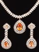 Sophisticated American Diamond Necklace Set NENA10852 Indian Jewellery