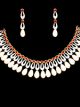 Elegant American Diamond Set NERA10860C Indian Jewellery