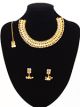 22k Delicate Traditional South Indian Set - NELA10866C Indian Jewellery