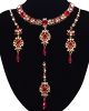 22k Plated American Diamond Smaller Jewellery Set - Roshni NEGA11188C Indian Jewellery
