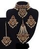 Mughal Princess Pearl Indian Jewellery Set - Choker, Ear, Tikka & Jhumar NARC11309 Indian Jewellery