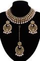 Antique Flexible Indian Jewellery Set - blush, nude NAPK11507 Indian Jewellery