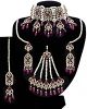Pakistani Bridal Choker Set & Pearl Jhumar NAPL11711 Indian Jewellery