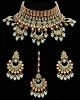 Statement 22k Meenakari Indian Wedding Jewellery NEGK11719 Indian Jewellery