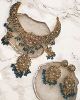 Blue Necklace Set NANP0439 Indian Jewellery