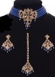 Delicate Beaded Indian Choker, Earrings & Tikka NALA11757 Indian Jewellery
