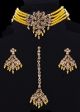 Delicate Beaded Indian Choker, Earrings & Tikka NAPA11767C Indian Jewellery