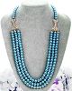 High-Quality Multi-Stranded Long Pearl Mala Necklace NELL11893 Indian Jewellery