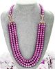 High-Quality Multi-Stranded Long Pearl Mala Necklace NEPL11894 Indian Jewellery
