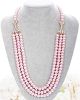 High-Quality Multi-Stranded Long Pearl Mala Necklace NEPL11895 Indian Jewellery