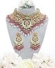 Heirloom Sabyasachi Kundan & Meenakari Matt Gold Asian Indian Bridal Jewellery BEMA11902 Indian Jewellery