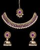 Delicate Flexible Indian Necklace Set with Jhumkis NAUC11934 Indian Jewellery