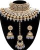 Grey Sabyasachi Inspired Bridal Jewellery Set NEEK12003 Indian Jewellery