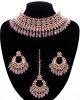 High-quality Indian Bridal Jewellery - Rose Gold & Pink BRPA12010 Indian Jewellery