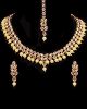Indian Delicate Antique Flexible Set - Pale Yellow NAYA12070 Indian Jewellery