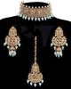 Beaded Mughal Asian Indian Choker Jewellery Set NALC12044 Indian Jewellery