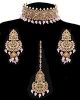 Beaded Mughal Asian Indian Choker Jewellery Set NAPC12047 Indian Jewellery