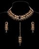 Elegant Champagne Crystal Indian Necklace Set NABC12280 Indian Jewellery