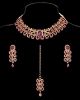 Elegant Champagne Crystal Indian Necklace Set NAPC12285 Indian Jewellery