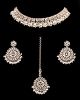 American Diamond Silver Indian Jewellery Set NSWA12277C Indian Jewellery
