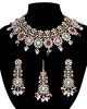 Champagne Kundan Floral Indian Jewellery Set NAMK12304 Indian Jewellery