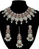 Champagne Kundan Floral Indian Jewellery Set NAGK12306 Indian Jewellery