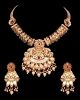South Indian Matte Gold Jewellery Set NEWK12330 Indian Jewellery