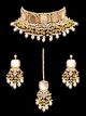 Traditional Mother of Pearl Indian Choker Set NEYL12334 Indian Jewellery