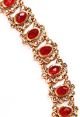 Polki Indian Anklet / Payal YARP04455 Indian Jewellery