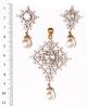 American Diamond Pendant Set NGWA02883 Indian Jewellery