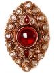 Blood Red Long Indian Finger Ring AERL10919 Indian Jewellery