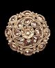 Traditional Mughal Antique Premium Polki Ring RANP12212 Indian Jewellery