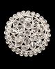 Silver Premium Polki Cocktail Ring - White RSWP12218 Indian Jewellery