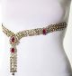 ALEENA Kundan Saree Belt LAUK02697 Indian Jewellery