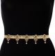 Champagne Pearl, Antique Saree Belt - golden champagne (lct) LANL11397 Indian Jewellery