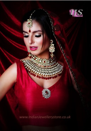 Indian bridal choker necklace