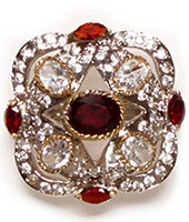 Medium Mughal Indian Ring RGRA02741 Indian Jewellery