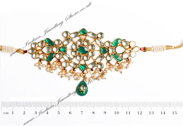Mughal Large Bajuband VGGK04656 Indian Jewellery