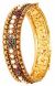 2 x Rajasthani 22k Plated Kada Bangles, 2.8 WGAP03641 Indian Jewellery