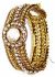 2 x Antique Heritage White Gem Asian Bangles 2.4 WAWC03002 Indian Jewellery