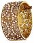 1 x Wide Antique Indian Cuff Bangle - White 2.4 WAWC03015 Indian Jewellery