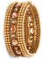 2 x Champagne Antique Wide Bangles 2.8 WANA10159 Indian Jewellery