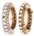1 x American Diamond & Pearl 3D Indian Bangles - White 2.8 WAWA10165 Indian Jewellery