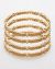 Set of 4 Champagne American Diamond Churis 2.6 WENA12243 Indian Jewellery